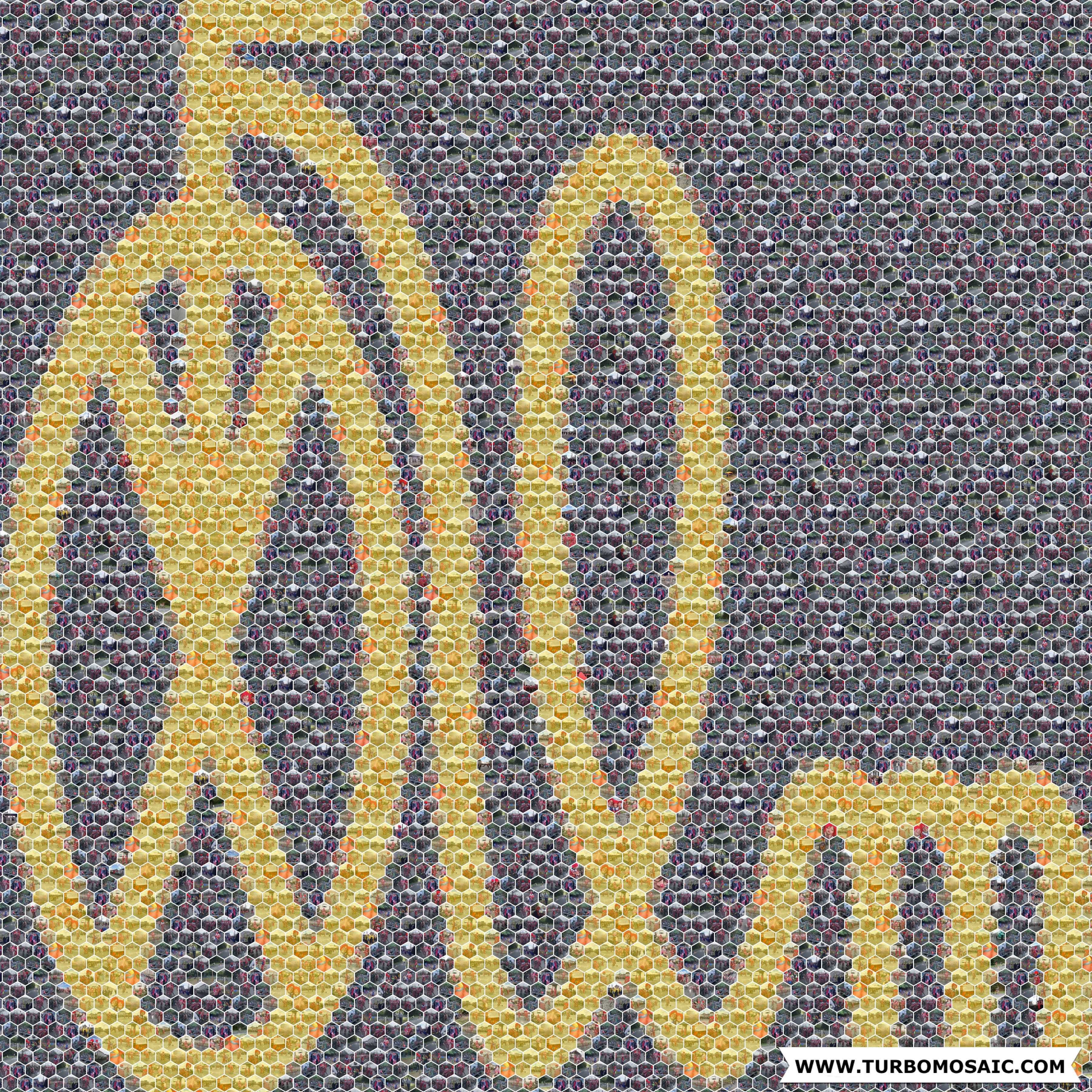 Unser Logo als Mosaiik